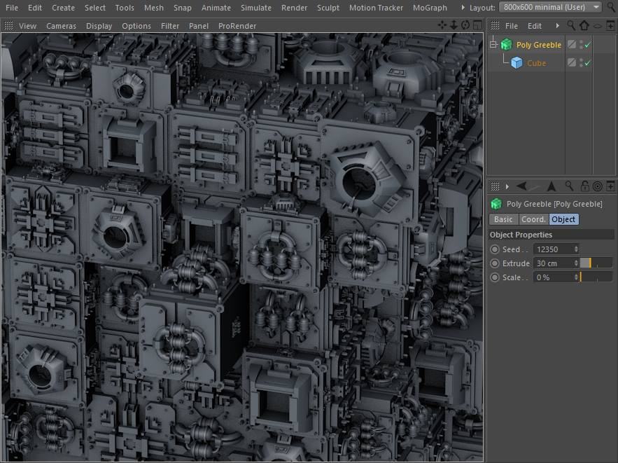 Merkvilson's tweet photo. Added few more shapes to #PolyGreeble plugin for #Cinema4D
Get PolyGreeble on Patreon: https://t.co/KCGPuaRnuA https://t.co/YuS5WR4Qlk