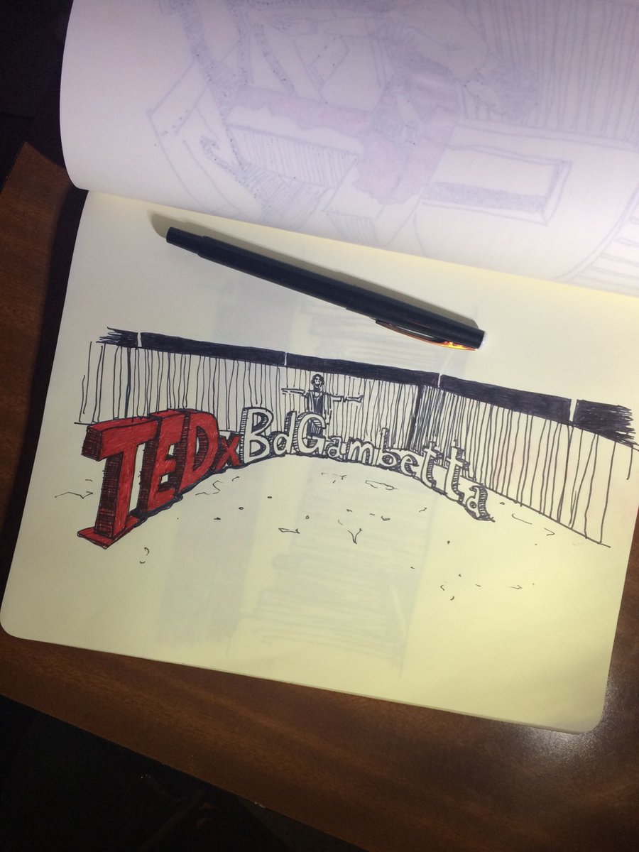 TEDxBdGambetta's tweet photo. Capucine Jason "croquera" en live #TEDxBdGambetta et en attendant, elle s'échauffe sur les lieux de la conférence TEDx de Nîmes ! https://t.co/mOmdd4Ig1g