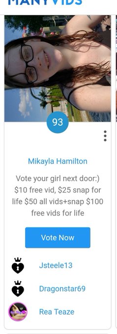 Vote for me in the @ManyVids Spring Break Contest! Top 100 so far, let's see how far we can take this<a class="tags" href="/tag/manyvids">@manyvids</a><a href="/tag/sexy"class="tags"><span>#sexy</span></a><a href="/tag/springbreak"class="tags"><span>#springbreak</span></a><a href="/tag/sexysaturday"class="tags"><span>#sexysaturday</span></a><a href="/tag/ass"class="tags"><span>#ass</span></a><a href="/tag/horny"class="tags"><span>#horny</span></a><a href="/tag/beachgirl"class="tags"><span>#beachgirl</span></a>