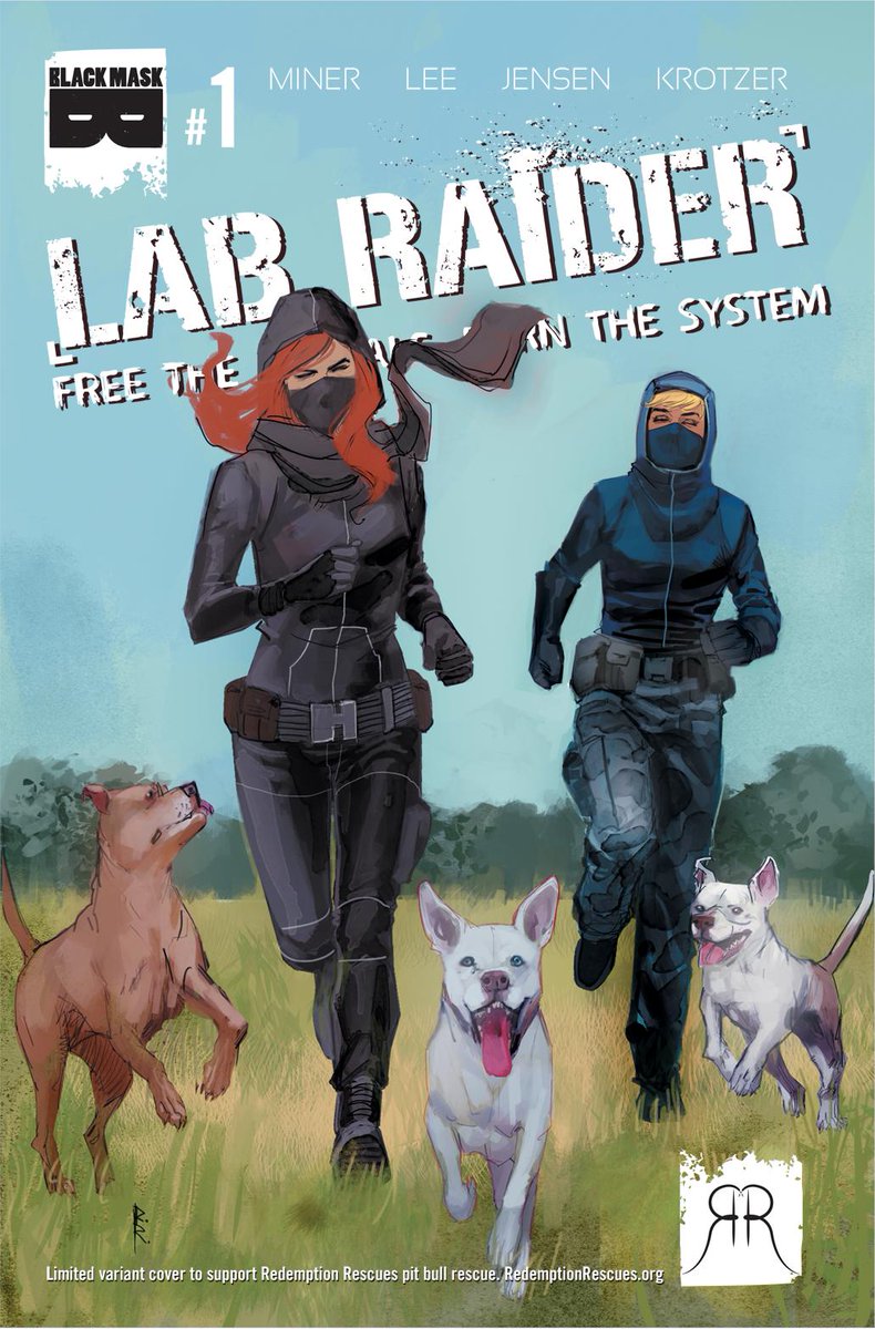 mattminer1984's tweet image. ICYMI: @bleedingcool has the scoop on the #ECCC2019 early release convention exclusive @RodReis charity cover for LAB RAIDER #1 from me, @creeesart @joshj81f1 and @mattkrotzer!  Will have them at EE-3, ltd to 100, supports our pit bull rescue work!

bleedingcool.com/2019/03/10/lab…