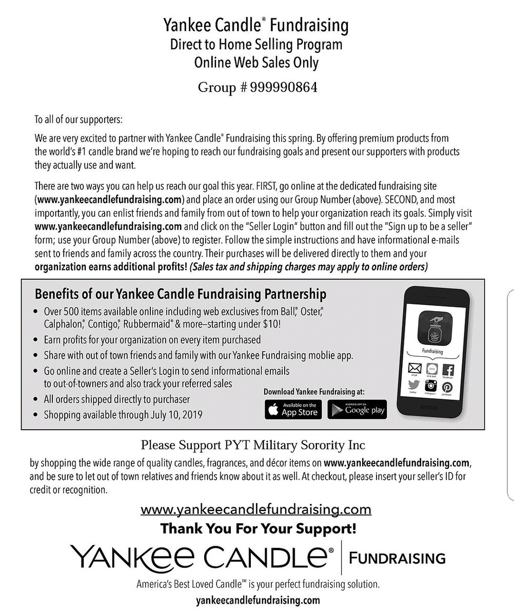UnderRepResen's tweet image. The PROS Program is hosting a fundraiser! What is PROS? PROS, which stands for Providing Relief to our Sisters, benefits women veterans faving hardships.  Please follow the instructions listed to purchase Yankee Candles. 40% of the profit will benefor PROS.
