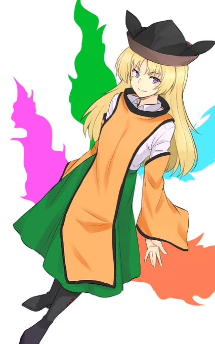 #深夜の真剣お絵描き60分一本勝負お題 摩多羅隠岐奈で挑戦 