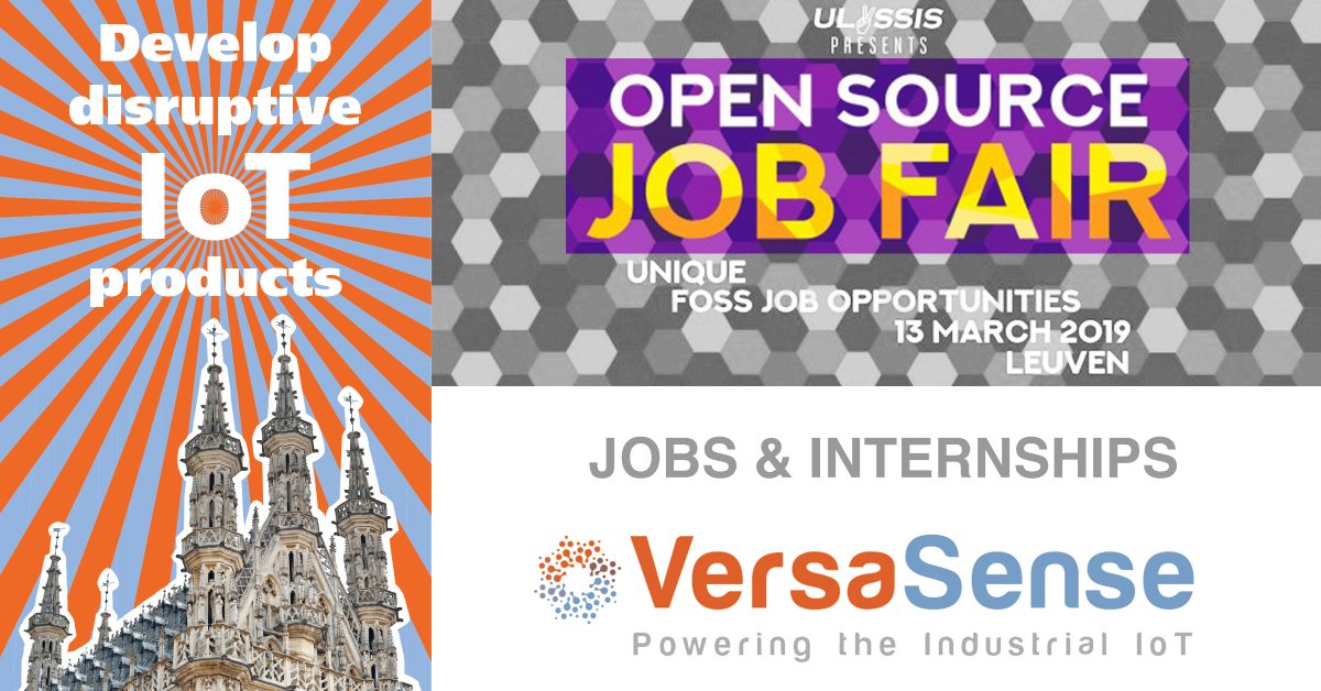 A job or internship in IoT? Visit <a href="/VersaSense/">VersaSense</a> Wednesday on the #OpenSource #job fair of <a href="/ULYSSIS_KUL/">ULYSSIS</a> in #Leuven! Check out =&gt; #IoT #IIoT #NBIoT #Industry40