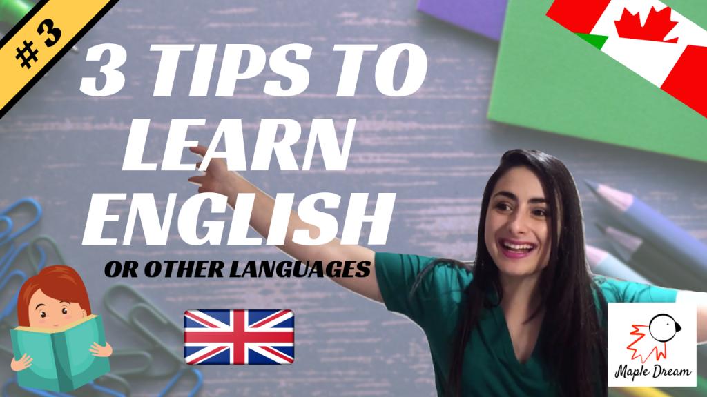 MapleDreamCA's tweet photo. 3 TIPS TO LEARN ENGLISH #3 (or other languages) https://t.co/hetaCU5843 https://t.co/ICy2npL7Dh
