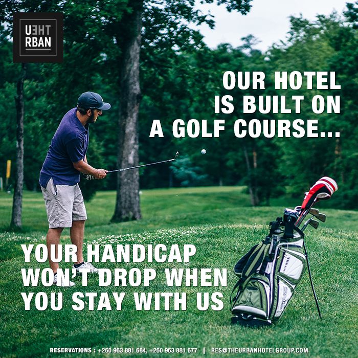 TheUrbanNdola's tweet photo. There's no better way of staying on top of your game than trying out the Ndola Golf Club's course while you stay with us.  Visit THE URBAN today! #Golf #Zambia

RESERVATIONS: +260 963 881 684, +260 963 881 677 or EMAIL: res@theurbanhotelgroup.com https://t.co/iBJyX74lTF