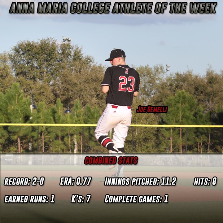 goAMCATS's tweet photo. Here is your Athlete of the Week AMCATS! His numbers explain it all! https://t.co/OO7YrJHSvS
