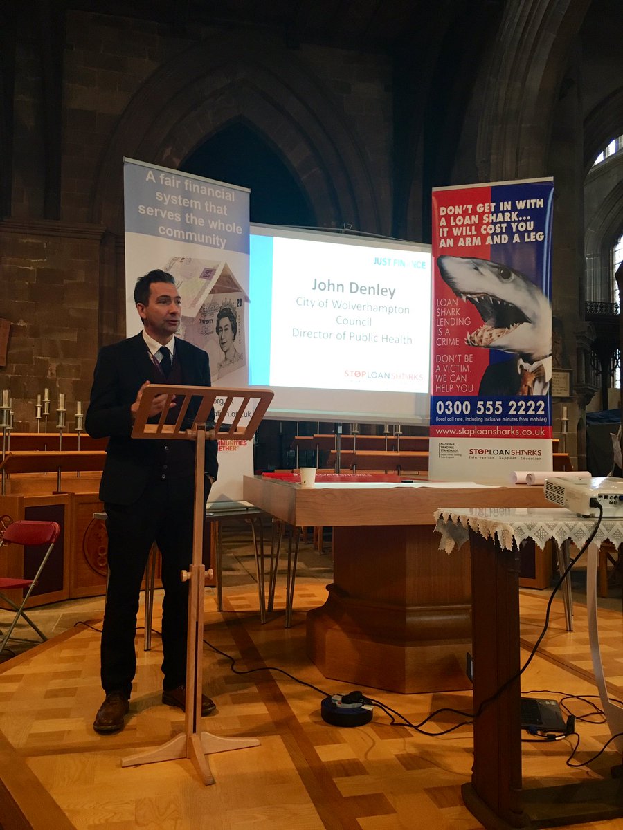 strength_comms's tweet photo. What is needed to live a good life asks John Denley from @WolvesCouncil Public Health - Loan Sharks prey on vulnerability. We want to concentrate on giving people the right tools to get out of vulnerability- “We’re all in!” #StopLoanSharksWV #livelearnworkwolves https://t.co/PYWGWC3fe2