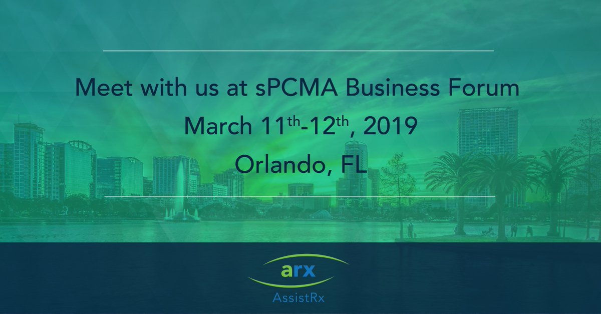 AssistRx's tweet photo. AssistRx is attending the #sPCMA Business Forum today in our hometown #Orlando, #Florida. We are look forward to networking with our partners and participating in the discussion about #specialtydrug benefit management. @pcmanet @BonnetCreek #spcma2019 #pcma https://t.co/lPqHoiZpTH