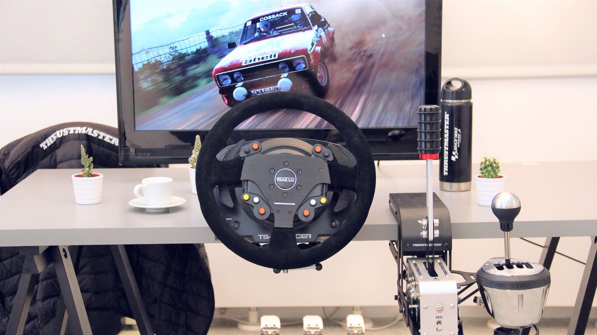 TMThrustmaster's tweet photo. [eShop countries only]
Drivers, still looking for a Rally setup? 
You've got till midnight today to take advantage of the special Rally packs on our eShop. 
Hurry up: https://t.co/Sz6Ue4SkCu 
#Thrustmaster #DiRT #Rallysetup @dirtgame https://t.co/lNi1KCcz16