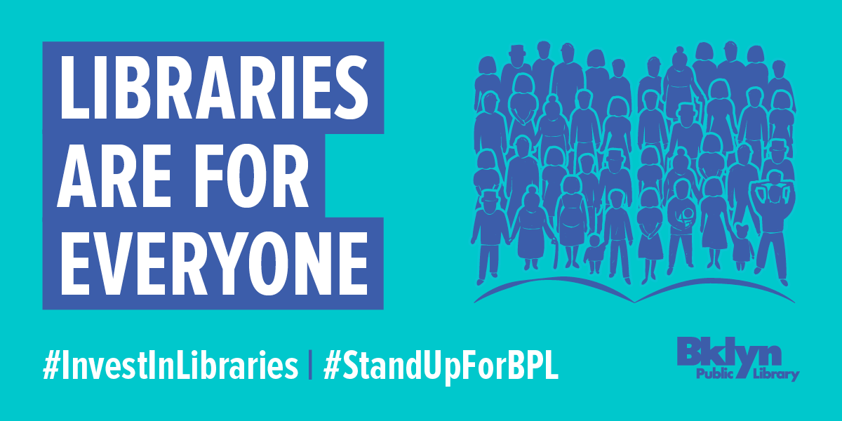 BKLYNlibrary's tweet photo. Demand is soaring at Brooklyn Public Library! In 2018, we hosted 8 million visits &amp; library card signups were up 13%. Today we ask @NYCCouncil to continue to #investinlibraries. If you :heart: your library, it’s time to speak up for it. https://t.co/4M7fRhwXIC https://t.co/NGVef4Rouz