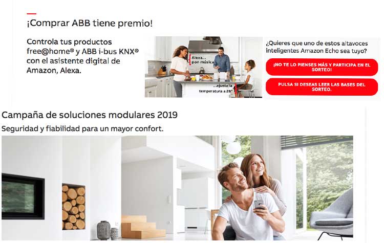 SE_GABYL's tweet photo. ¡Comprar ABB tiene sorpresa!

Llévate uno de los 10 altavoces inteligentes Amazon Echo, con los que las tareas domésticas son más sencillas y que permiten controlar los productos free@home y ABB i-bus KNX a través del asistente Alexa.

Infórmate aquí 👉🏼 https://t.co/pYHisQ6f9K https://t.co/K1iS0OIc75