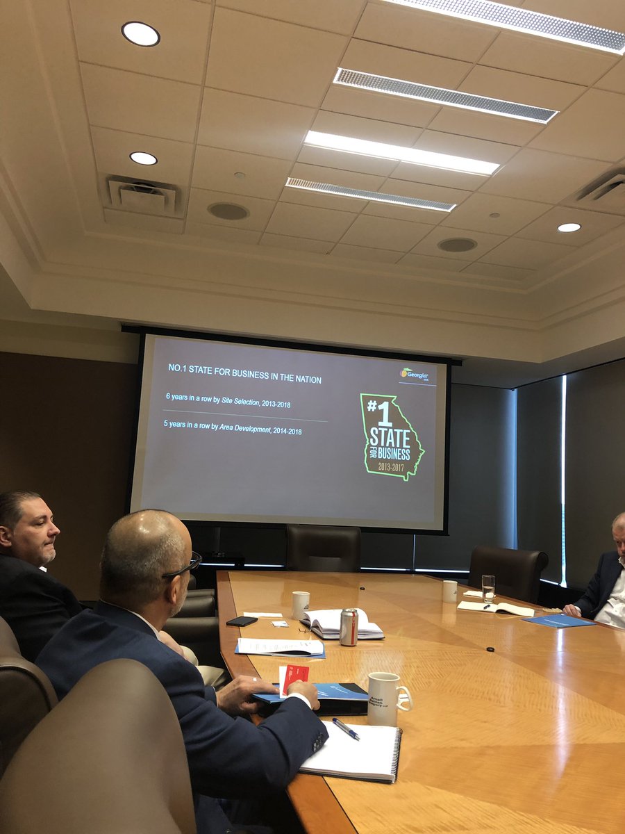 EI_theUSA's tweet photo. This morning during #EIfintechtour our Irish companies are hearing about best practices when entering the #Atlanta ecosystem.
Georgia is the #1 State for business in the US & has the HQ of 17 of the Fortune 500 companies #IrishAdvantage https://t.co/Zhpjmvi1i7
