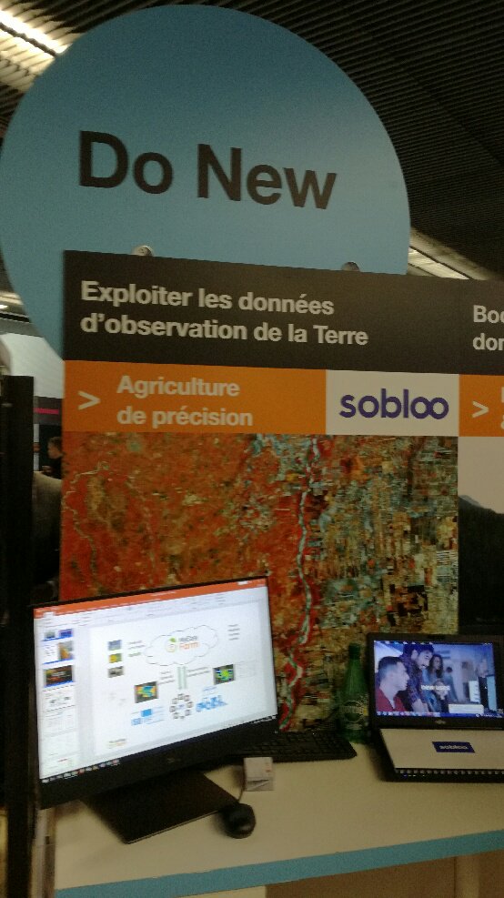 CdricParent's tweet photo. « Exploiter les données d’observation de la terre n’a jamais été aussi facile grâce au #cloud et à #sobloo ! » @alain_berry sur #BigDataParis le 11/03 à 16 h stand @orangebusiness, c'est maintenant ! https://t.co/OAeirxKbpu