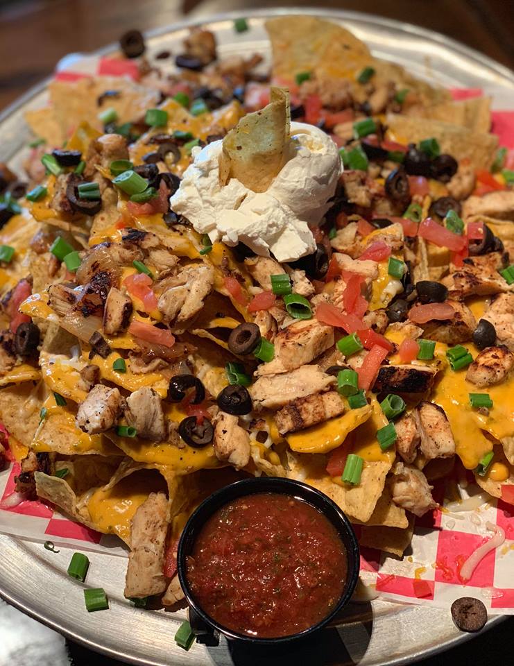 DudleysPizza's tweet photo. Our daily special on Mondays is half off our Giant Nachos and $5 margaritas. I really couldn't think of a better combination! https://t.co/HzOQoZbVJT