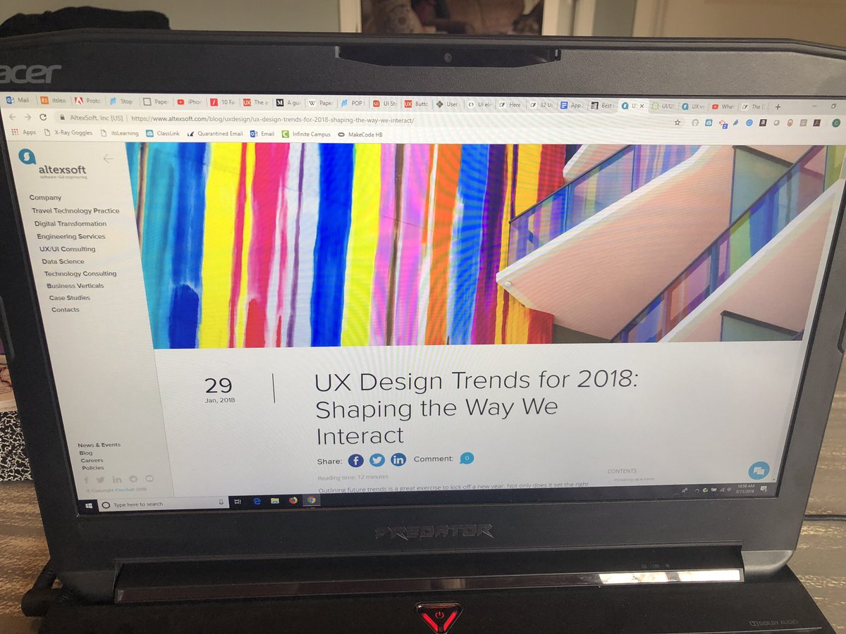 cbryko's tweet photo. #teacherlife #TabMonster Trying to weave over 21 websites into an engaging @nearpod lesson about #ux #ui!!! Bring on the #paperprototyping!!! https://t.co/aGJuLwilnV