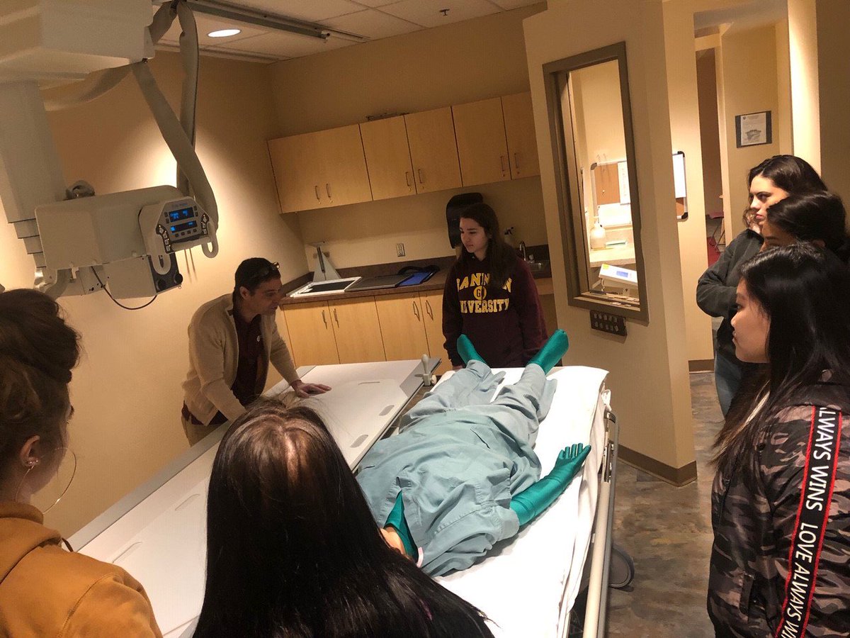 GURadSci's tweet photo. We were able to share a Rad Tech experience to a group of eager Erie High School students on March 6th in our state of the art lab. If anyone is interested please contact the RAD SCIENCE Department. https://t.co/fNDQJOO51Q