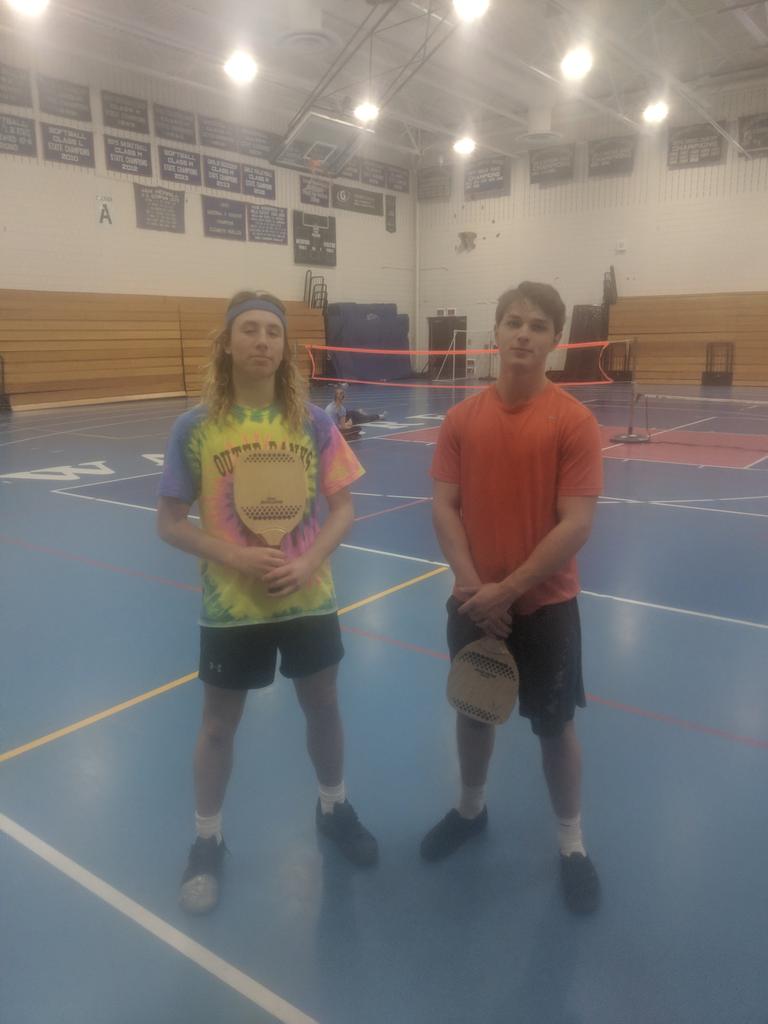 noldawhs's tweet photo. Block 4B pickleball champs! The Masters of disaster...the count of Monte Cristo is back on top!!! https://t.co/6RGj5JTHPV