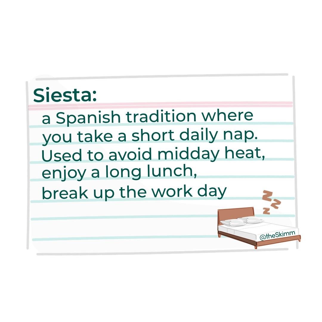 skimmwellplayed's tweet photo. Today is #NationalNappingDay. Wishing we could celebrate with a siesta. Spain was recently named the healthiest country in the world thanks to things like lifestyle and eating habits. And it's supposed to have the highest lifespan around the world by 2040. #SkimmLife https://t.co/VNHhALyvKW
