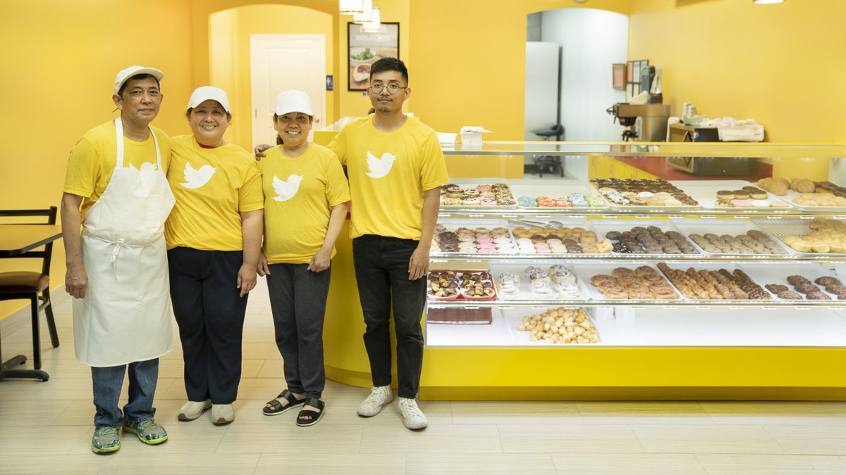 The staff of Billy's Donuts in Missouri City, Texas