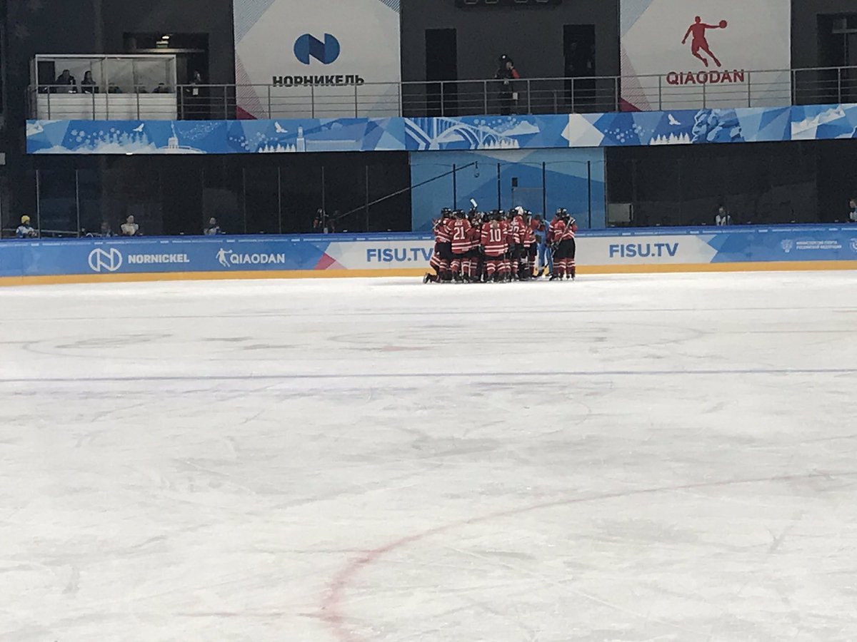 USPORTSIntl's tweet photo. 🇨🇦🥈 Medalist in Women’s 🏒 at @Krasnoyarsk2019.

Final is 2-0 for 🇷🇺.

3rd consecutive silver at Winter Universiade and 7 for 7 in Final Universiade games for #uCAN 

4th 🏅 of this Universiade for 🇨🇦 https://t.co/eGOHUwiWXK