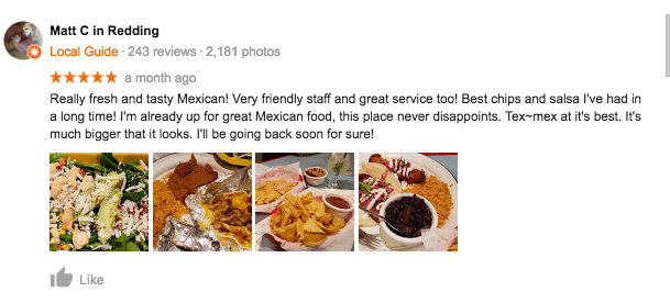 mimadres's tweet photo. Thank you so much for the review, Matt! We're so happy you enjoyed you Mi Madres experience!
Make sure to leave us a review and you could be featured, next.

#SXSW2019 https://t.co/7JaiCNnGwb