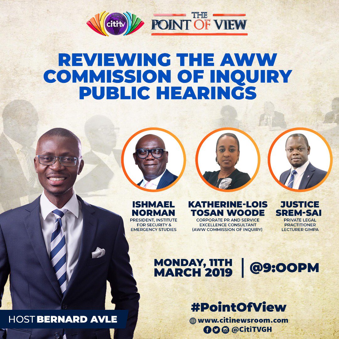 Citi973's tweet photo. Happening in a few minutes on @CitiTVGH 

#PointofView with @benkoku https://t.co/ifJ01wTV1O