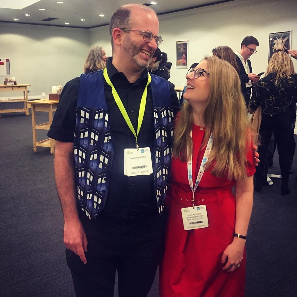 helenharradine's tweet photo. I had to tweet this as well because it is my favourite photo of the day! 

#quantum19 https://t.co/krWJSb6G6p