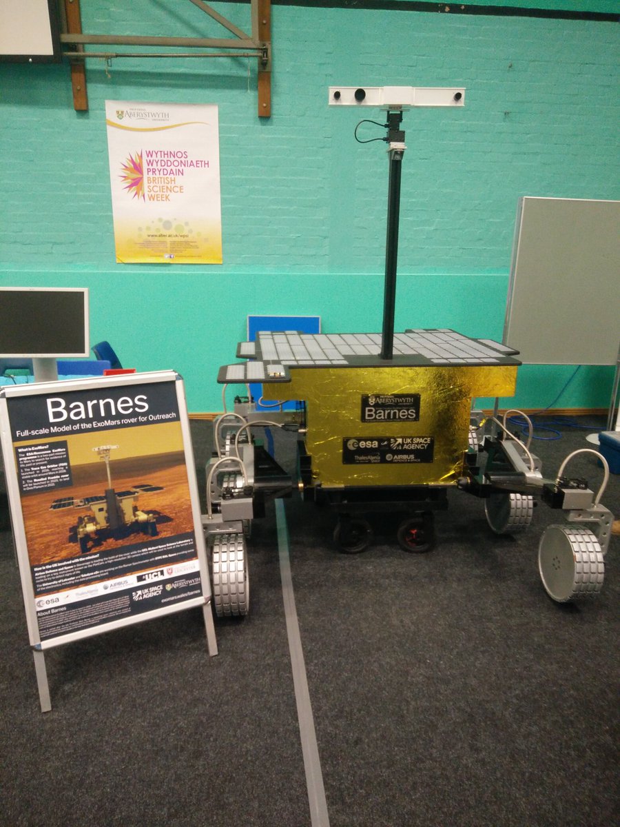 <a href="/BarnesRover/">Barnes Rover</a> is looking forward to meet all the visitors <a href="/AberUni/">Aberystwyth University</a> <a href="/AberUniCWPSI/">Aberystwyth University CWPSI</a> #BSW19