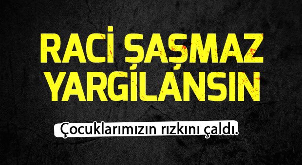 Çocuklarımızın rızkını çalan Raci Şaşmaz yargılanmalı, kentsel dönüşüm devlet kontrolünde olmalıdır! Yetkililere sesleniyoruz! <a href="/fatihportakal/">fatih portakal</a> <a href="/csbgovtr/">T.C. Çevre, Şehircilik ve İklim Dğş. Bakanlığı</a> <a href="/murat_kurum/">Murat KURUM</a> @RT_Erdogan <a href="/BA_Yildirim/">Binali Yıldırım İletişim Ofisi</a> #panayapi #panaevimiver #racisasmazbenidolandırdı #racisasmaz <a href="/Akparti/">AK Parti</a> <a href="/akpartiistanbul/">AK Parti İstanbul</a>