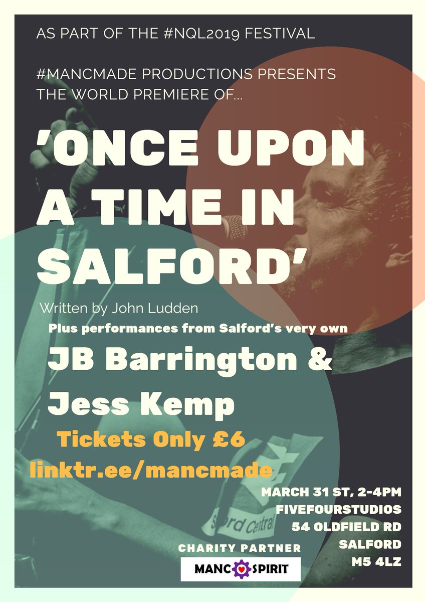 mancmade's tweet photo. For tickets & more info; https://t.co/tUyirWNUrk
#MancMade #MancMadeProd #Salford #Manchester #Mcr https://t.co/l2Rajl6IkK