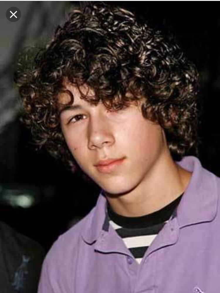 HartForever's tweet photo. I can never tell my fiancé that I was only into him at first because he had the same haircut as @nickjonas circa 2006. Totally smitten over the curls 😍😍 https://t.co/mTDF2ltfLT
