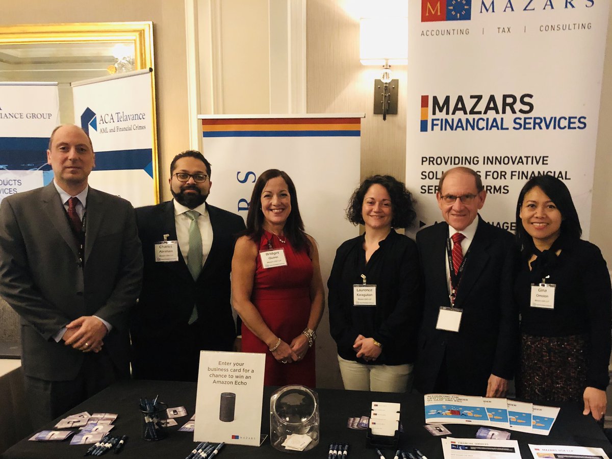 GinaOmolon's tweet photo. @Mazars_USA FS team in full support #IIBAWC19 at IIB Annual Washington Conference #mazarsfs #financialservices https://t.co/A8rBpv5dmr