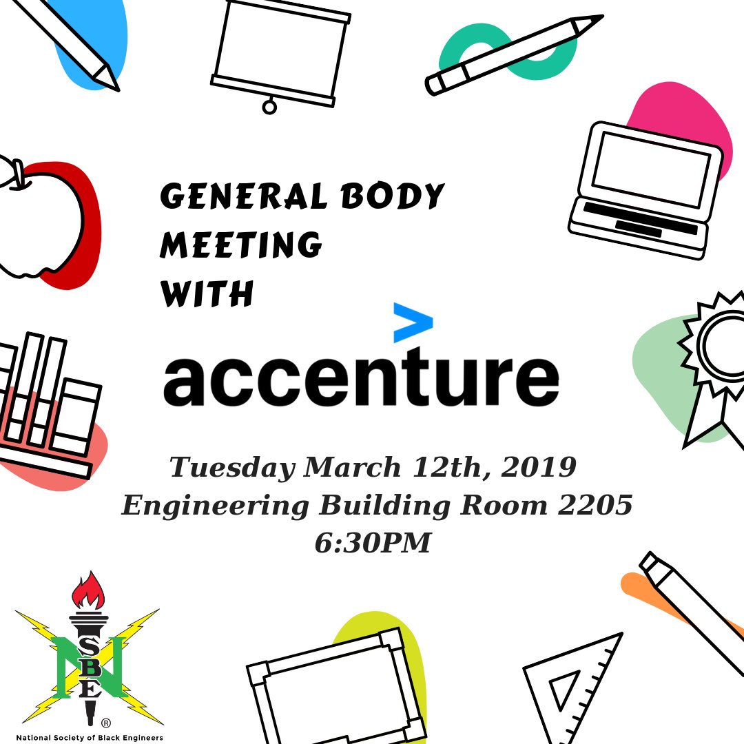 nsbemsu's tweet photo. Not sure you want a technical career? Have you considered consulting? Come out TOMORROW and learn more about opportunities Accenture has to offer. Food will be provided, you won't be disappointed! https://t.co/ayvG2yUCpD