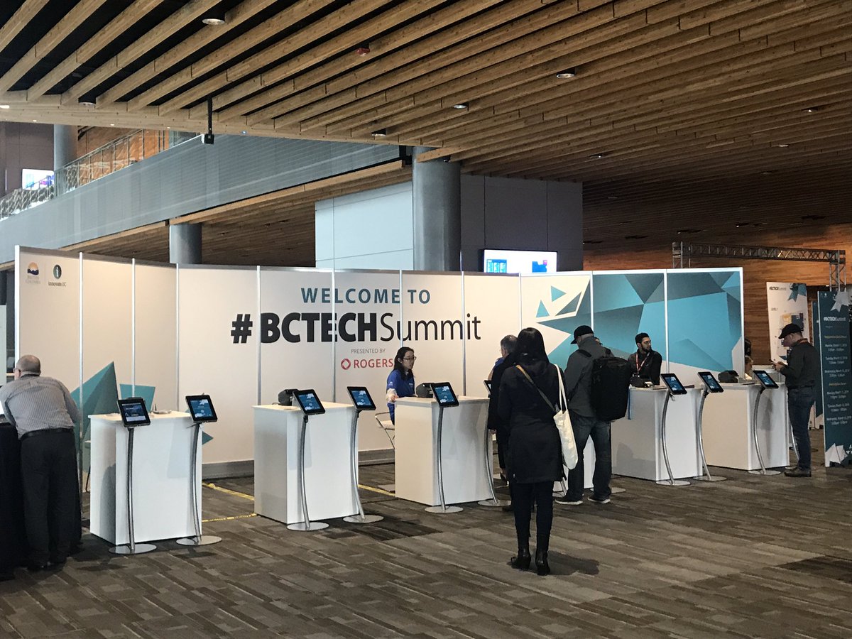 Startup_YVR's tweet photo. We’re all registered and ready to go for The #BCTECHSummit! There’s still time for you to join us as the conference officially kicks off tomorrow morning. @innovate_bc @Startup_Canada @RogersMediaPR @IBMCanada @TELUS @FujitsuCanada @MicrosoftVan @bdc_ca https://t.co/guZrTa64Bc