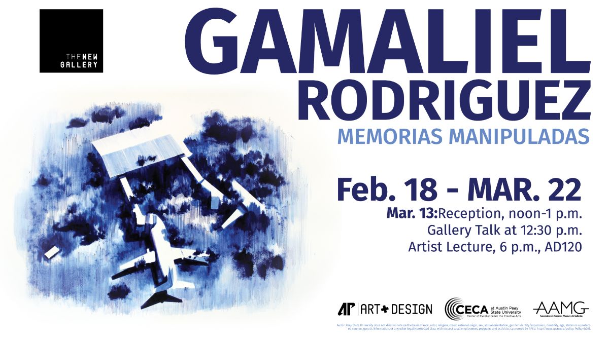 Gamaliel Rodriguez returns for Reception/Gallery Talk and Artist Lecture - mailchi.mp/d0a0e5ee65e1/a…