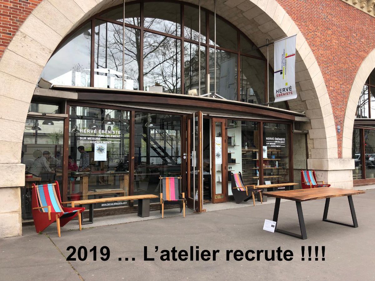 L’atelier recrute !!!
Poste :  MENUISIER - EBENISTE H/F
L’atelier recherche pour renforcer son équipe en CDI :  Menuisier Ebéniste H/F - Expérience : 3 ans - Diplôme : CAP BMA - Mobilier sur-mesure / Agencement Postulez par mail :  herve.ebeniste@gmail.com
#ebeniste #emploi