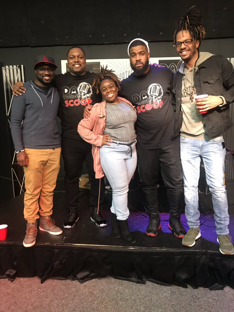 ScoopGrady's tweet photo. Great people was in the building @OversatPodcast @royalitymgnt #daInsidescoopliveshow https://t.co/XUkuETHAS2