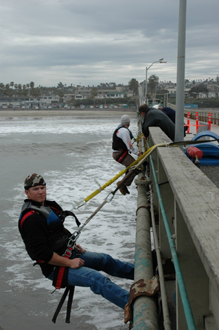 IBEW569's tweet photo. City Public Works Staff have started repairs to the #OceanBeach Pier after those crazy storms โ hereโs a throwback photo from the 90โs when #IBEW569 members helped repair the OB Pier. https://t.co/45TfPll9Yg #1u #Apprenticeship #HireSD #OBSD #OceanBeachSD #IBEWstrong https://t.co/3KoefyWQUw