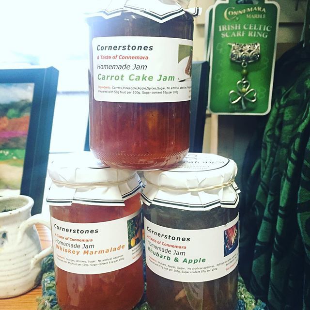 mapvburke's tweet photo. To many tasty jams to choose. 😋 I can’t wait to try the Carrot Cake Jam x #thelocal #localjam #atasteofconnemara #allthingsconnemara #homemadejams #clifden #connemara #wildatlanticway #atasteofthewildatlanticway https://t.co/57h37p15nl https://t.co/JqlRhDCq1a