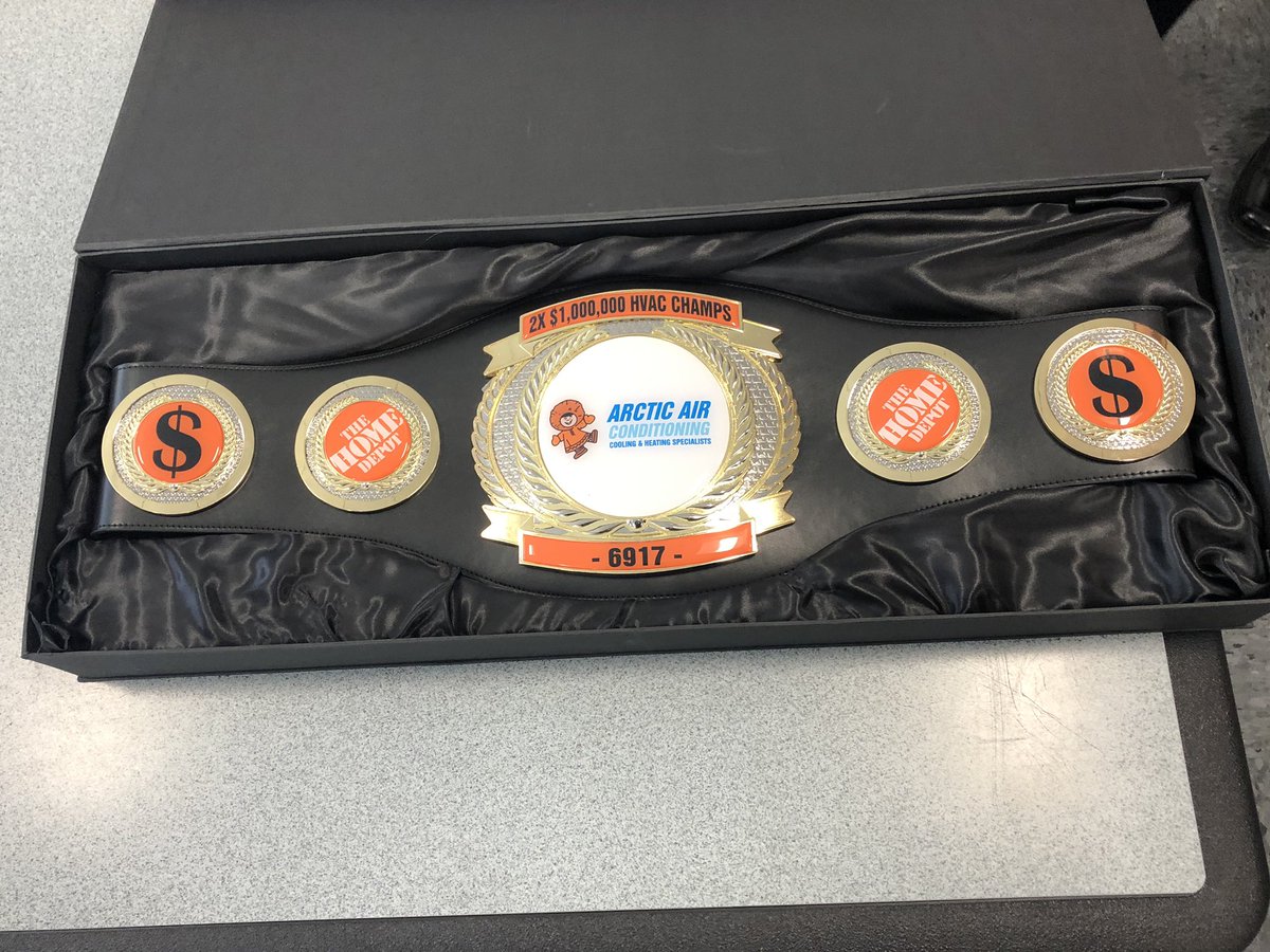 arcticaircon's tweet photo. Thank you 6917 @LouSirinakis @m_bresh for an amazing partnership! HVAC 2x champs!!@thdShannon @THDhvac https://t.co/5dCaX4TzpM