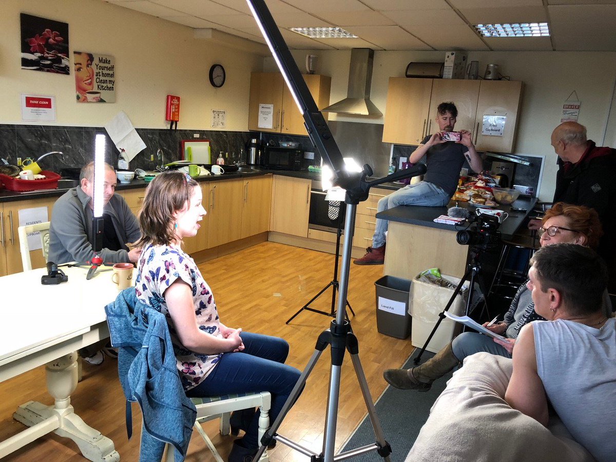 TheWallich's tweet photo. Eight of our clients are currently learning how to film, light, edit and interview with fantastic facilitator @JamieTCPanton 🎥
 
All participants will receive a level one accreditation in Video Production.

We cannot wait to see the finished result 💜 https://t.co/GC9G2B5sVg