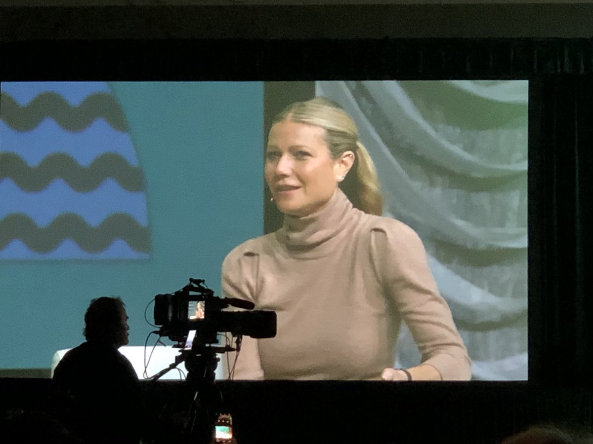 jivydesign's tweet photo. “Your culture is your business plan.” Great talk with Gwyneth Paltrow and Poppy Harlow at #SWSW19 https://t.co/KOLcRv1CZx