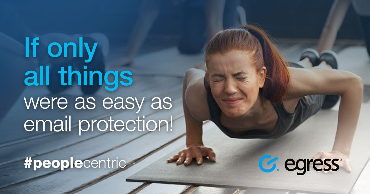 EgressSoftware's tweet photo. Not everything needs to be difficult. At Egress we've made email security easy for senders and recipients. Find out more: https://t.co/7Ws0c6LzY4 #peoplecentric https://t.co/7qA1wgD3Wn