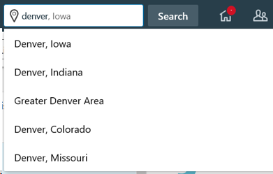 patriotconnorx's tweet image. Good job @LinkedIn and @jeffweiner - most people who type in &quot;Denver&quot; are probably looking for Iowa and Indiana first... #ux #predictivesearch #informationarchitecture