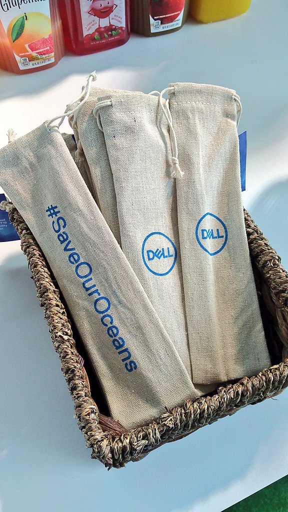 SxTroll's tweet photo. #SxSwag: #SaveTheOceans reusable straws at #DellExperience — RSVP strictly enforced, no line as of Mon 11:40. #SxSW #SXSW2019 https://t.co/OLlf7NNDsy