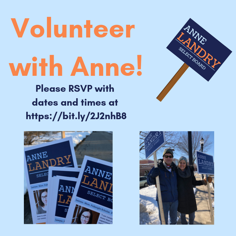 AnneforReading's tweet image. Interested in helping Anne get elected? Volunteer to hold signs between now and election day on April 2nd! Please RSVP at bit.ly/2J2nhB8. #AnneforReading