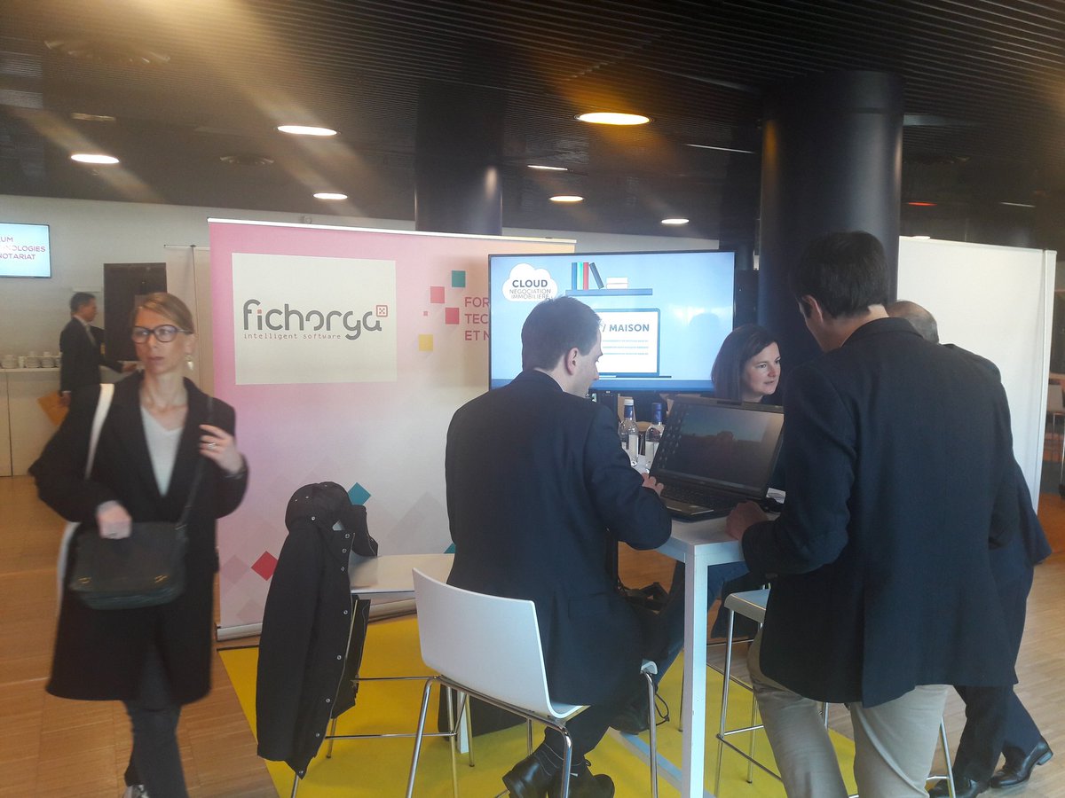 CedricCogne's tweet photo. Envie d"échanger avec nos équipes #Fichorga ? Passez nous voir sur le stand du Forum Technologies et Notariat de Bordeaux. #notaires @fichorga https://t.co/qjYlwhRZ7L