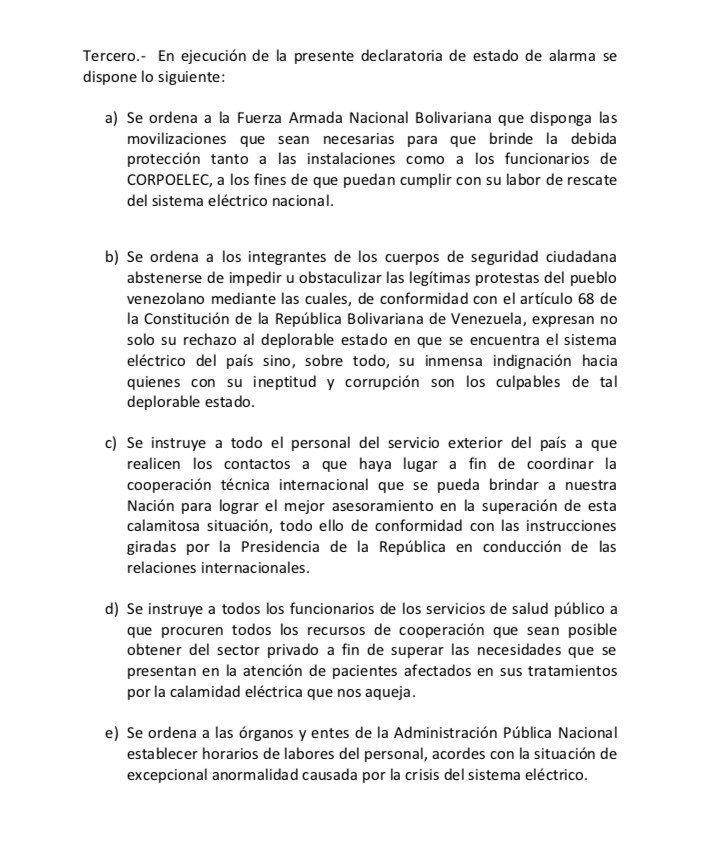 carlosvecchio's tweet photo. El Pdte. (e) @jguaido ha decretado suspender el suministro de Petróleo a Cuba y nos ha girado instrucciones a las misiones diplomáticas para solicitar ayuda técnica y atender Estado de Alarma Nacional del cual es responsable el régimen usurpador. ¡Nuestra prioridad es Venezuela! https://t.co/7uDs6Um8kV