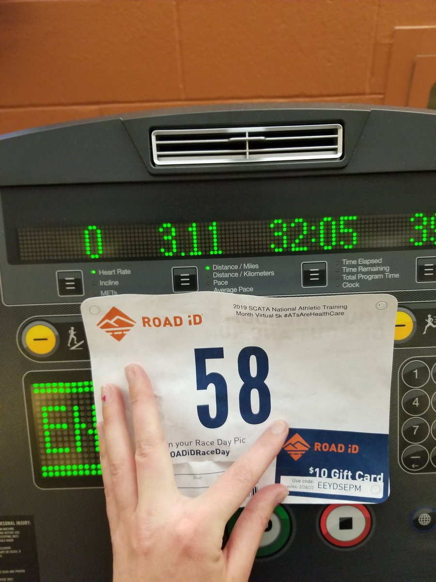 YPC_Vermont's tweet photo. Sorry its miles not kilometers but its done.  @SCATCs thanks again for the awesome virtual 5k, starting me week off on a high note. #NATM2019 #SCATAVirtual5K #ATsAreHealthCare #IAmTiredAndOutIfShape https://t.co/OZeAlqMeUt