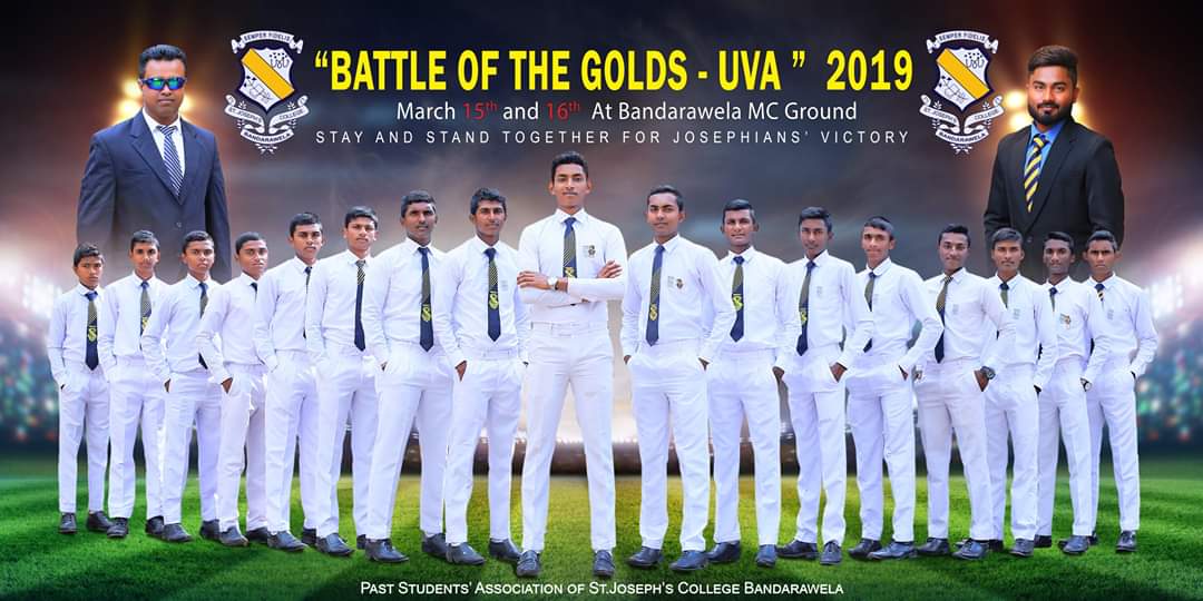 sjc_bw's tweet photo. BATTLE OF THE GOLDS - 2019
STAY AND STAND TOGETHER FOR JOSEPHIANS' VICTORY..
ONE TEAM, ONE DREAM..
#CheerJosephians💛💙 #SJCBW #lka #BigMatch #PSASJC https://t.co/x1q3gZpDaG